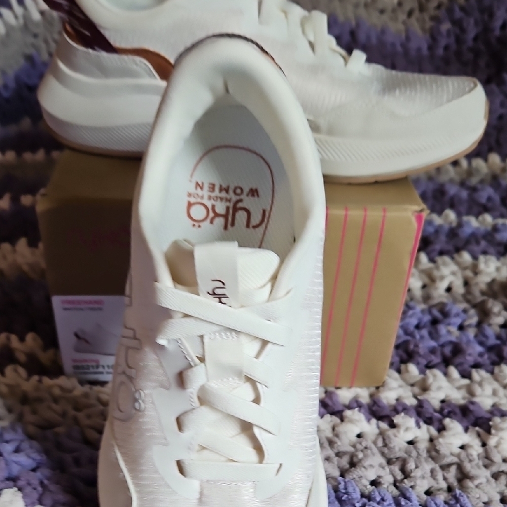 Ryka Women's White Sneakers - Picture 3 of 4